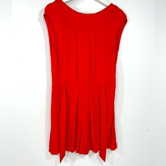 Zara basic open back romper red size S - Picture 2 of 10